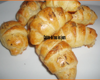 Croissant au saumon et boursin ail et fine herbes