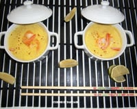Soupe thaï aux crevettes, lait de coco et curry