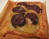 Tartelette de boudin aux pommes