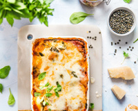 Lasagne Végétarienne aux lentilles vertes