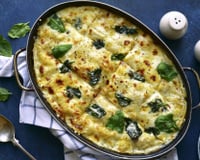 Lasagne au pesto, ricotta et épinard