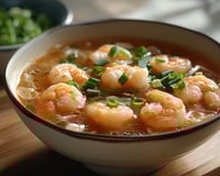 Soupe chinoise aux crevettes
