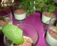 Un délicieux dessert qui allie la menthe au chocolat.