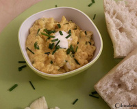 Œufs brouillés à la ciboulette