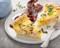 Quiche aux pommes de terre et au jambon