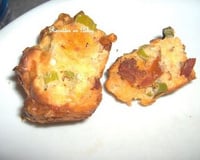 Muffins au parmesan chorizo et tomates séchées