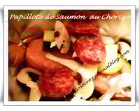 Papillote de Saumon au Chorizo