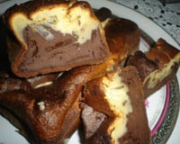 Marbré moelleux aux 2 chocolats