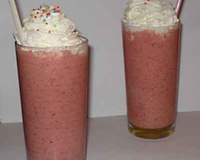 Smoothie gourmand aux fruits rouges
