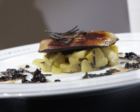 Parmentier de canard  aux truffes