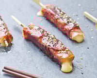 Yakitori Cantal et jambon d'Auvergne