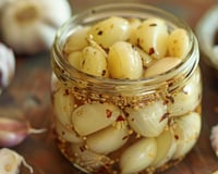 Ail mariné au vinaigre