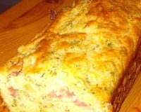 Cake brocoli jambon cru