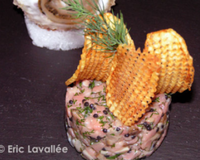 Tartare filet de veau aux huîtres de l'Ile de Sein d'Eric Lavallée