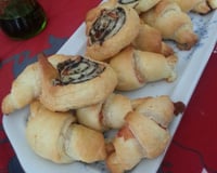 Croissants au saumon et fromage frais