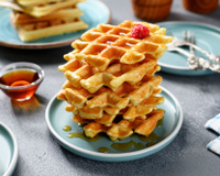Gaufre belge pour intolérants au lactose