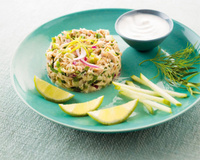 Tartare de maquereau et sa crème de coco