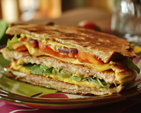 Gâteau de crêpes salé