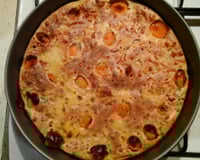 Clafoutis aux tomates cerises