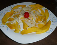 Salade de mangues aux oignons
