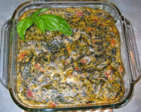 Clafoutis d'épinards au chèvre