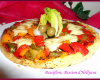 Délice de polenta aux poivrons et son œuf poché