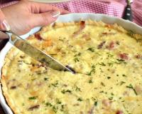 La quiche Lorraine est le plat typique de ma région. Elle est facile et délicieuse à déguster en famille ou entre amis.