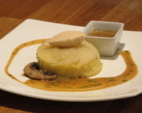 Chartreuse de pommes de terre aux langoustines