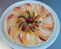 Tarte aux fruit et à la crème pâtissière