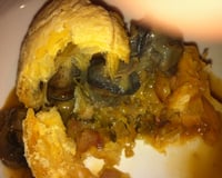 Croustade d'escargots et poireaux