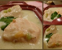 Blanquette de saumon à la vanille