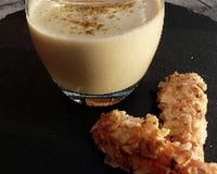 Crème de chou-fleur et langoustines snackées aux noisettes