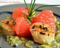 Un petit côté acidulé avec le pamplemousse rose et le fruit de la passion, avec une touche de balsamique et du poivre de Timut, un poivre pas très piquant et qui a un…