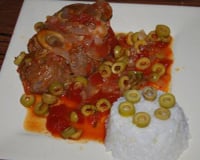 Jarret de veau aux olives