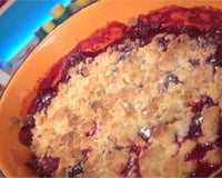 Crumble aux fruits rouges