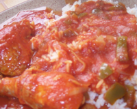 Poulet basquaise au piment d'Espelette