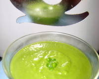Velouté de petit pois maison