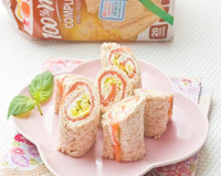 Wraps de pain de mie Saumon au Wasabi