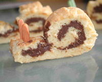 Escargots roules au nutella