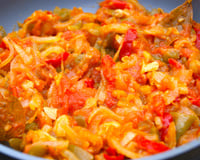 Piperade basquaise revisitée