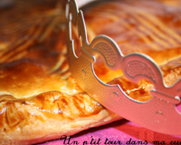 P'tite galette des rois aux biscuits roses de Reims