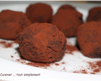 Truffes Chocolat, Marron et noisettes