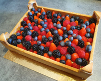 Tarte cagette de fruits