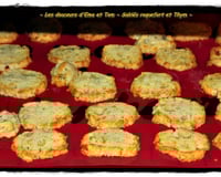 Sablé roquefort et thym