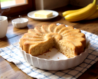 Gâteau sans œuf à la banane