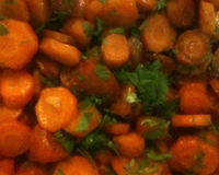 Carottes Vichy au beurre et au persil 