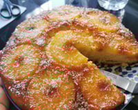 Gâteau renversé à l'ananas façon antillaise