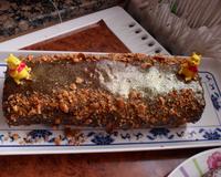 Mes enfants devaient présenter un gâteau pour la kermesse alors je n'ai pas voulu les décevoir, j'ai pensé à ce gâteau roulé chocolat et cacahouètes... Un délice pou…
