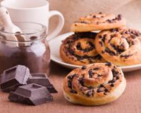 Comme les pains aux raisins mais aux pépites de chocolat (pâte faites en MAP)