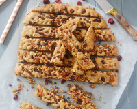Cookies sticks noix de pécan et cranberries